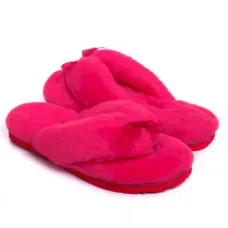 UGG Fluff Flip Flop II Rose Red