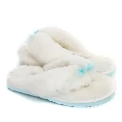 UGG Fluff Flip Flop II White