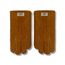 UGG Перчатки Замшевые Женские Коричневые