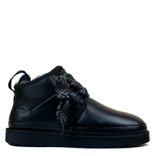 UGG Mens Neumel Leather FT Moss Black