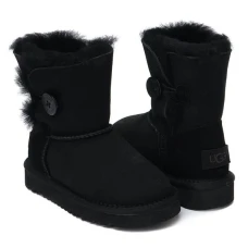 UGG Kids Bailey Button Black