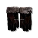 Купить UGG Перчатки Замшевые Женские Коричневые