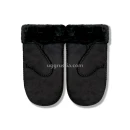 Купить UGG Варежки Замшевые Женские Черные