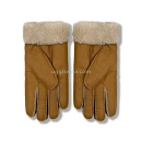 Купить UGG Перчатки Кожаные Женские Коричневые