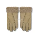 Купить UGG Перчатки Кожаные Женские Коричневые