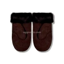 Купить UGG Варежки Замшевые Женские Коричневые