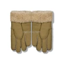 Купить UGG Перчатки Кожаные Женские Коричневые