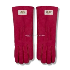 UGG Перчатки Замшевые Женские Розовые