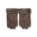 Купить UGG Перчатки Кожаные Мужские Коричневые