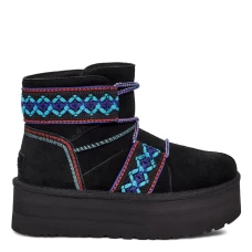 UGG Classic Mini II Braid Platform Black