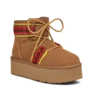 Купить UGG Classic Mini II Braid Platform Chestnut