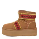 Купить UGG Classic Mini II Braid Platform Chestnut