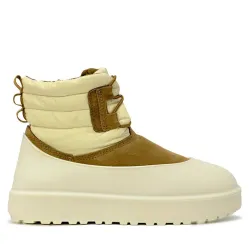 UGG Classic Mini Lace-Up Weather Chestnut Whitecap