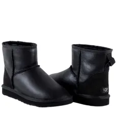 UGG Classic Mini Metallic Black