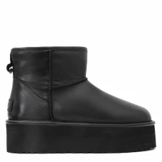 UGG Classic Mini Platform Leather Black