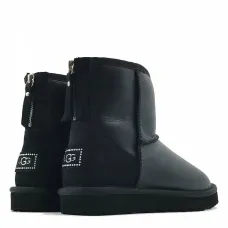 UGG Classic Mini Zip Metallic Black