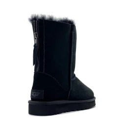 UGG Classic Short Zip Black (Без Камней)