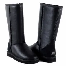UGG Classic Tall Metallic Black
