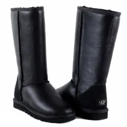 UGG Classic Tall Metallic Black