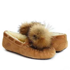 UGG Dakota Pom Pom Chestnut