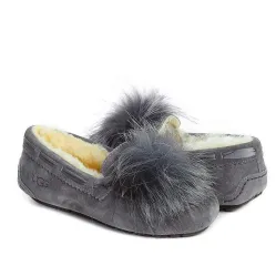UGG Dakota Pom Pom Grey