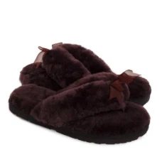 UGG Fluff Flip Flop II Chocolate