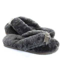 UGG Fluff Flip Flop II Grey