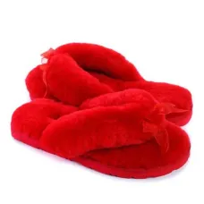 UGG Fluff Flip Flop II Red