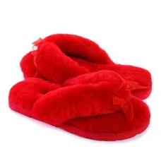 UGG Fluff Flip Flop II Red