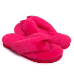 UGG Fluff Flip Flop II Rose Red