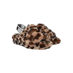 UGG Fluff Yeah Slide Leopard