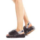 Купить UGG Fluff Yeah Slide-Grey