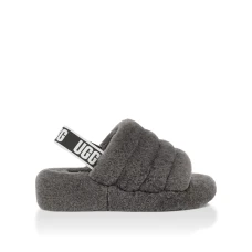 UGG Fluff Yeah Slide-Grey