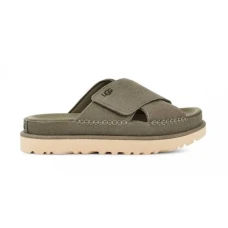 UGG Goldenstar Cross Slide - Moss Green