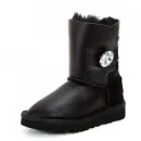 Купить UGG Kids Bailey Button Bling Metallic Black