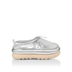 UGG Maxi Heritage Braid Clog-Silver