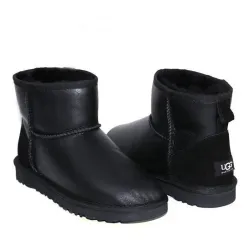 UGG Mens Classic Mini Metallic Black