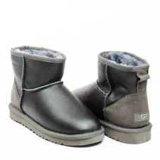 UGG Mens Classic Mini Metallic Grey