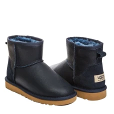UGG Mens Classic Mini Metallic Navy