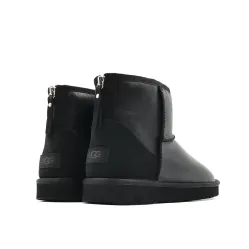 UGG Mens Classic Mini Zip Metallic Black