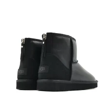 UGG Mens Classic Mini Zip Metallic Black