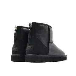 UGG Mens Classic Mini Zip Metallic Black