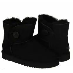 UGG Mini Bailey Button II Black