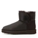 Купить UGG Mini Bailey Button Metallic Chocolate