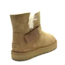 Купить UGG Mini Bailey Graphic Logo Suede Chestnut