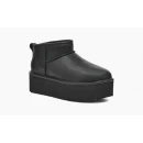Купить UGG Classic Ultra Mini Platform Black Leather