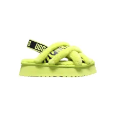 UGG W Disco Cross Slide Animalia Key Lime