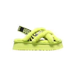 UGG W Disco Cross Slide Animalia Key Lime