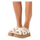 Купить UGG W Disco Cross Slide Chestnut