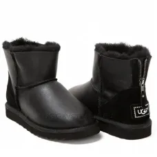 UGG Zip Mini Metallic Black